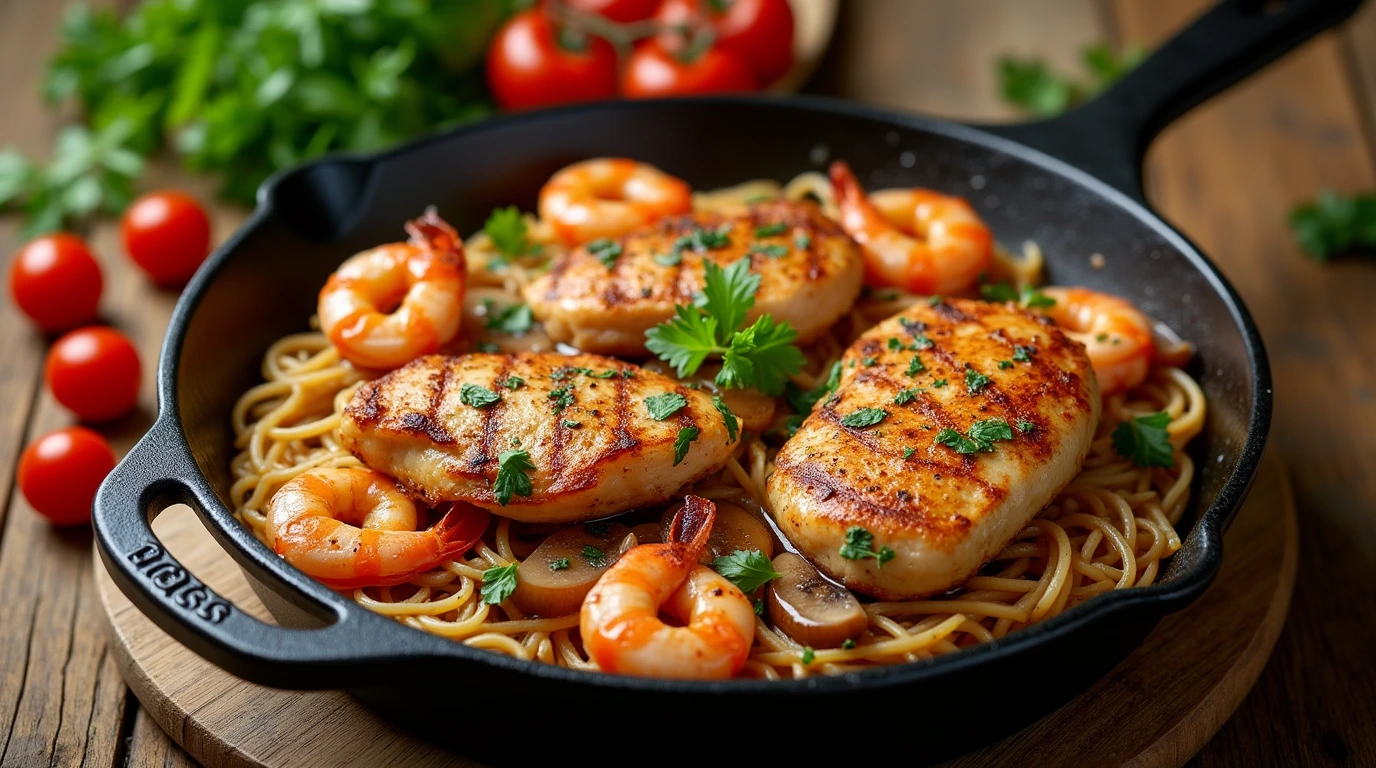 shrimp and chicken