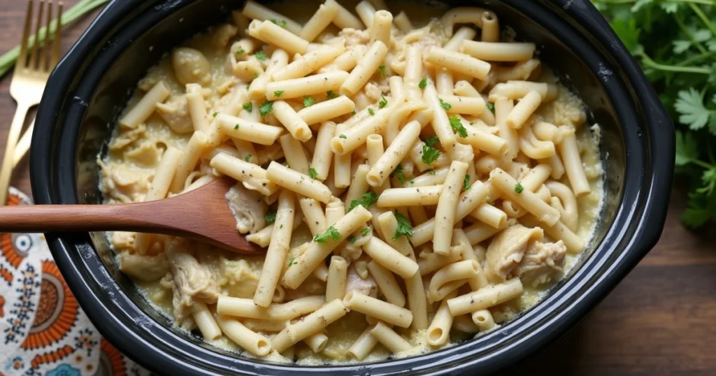 crockpot chicken and noodles