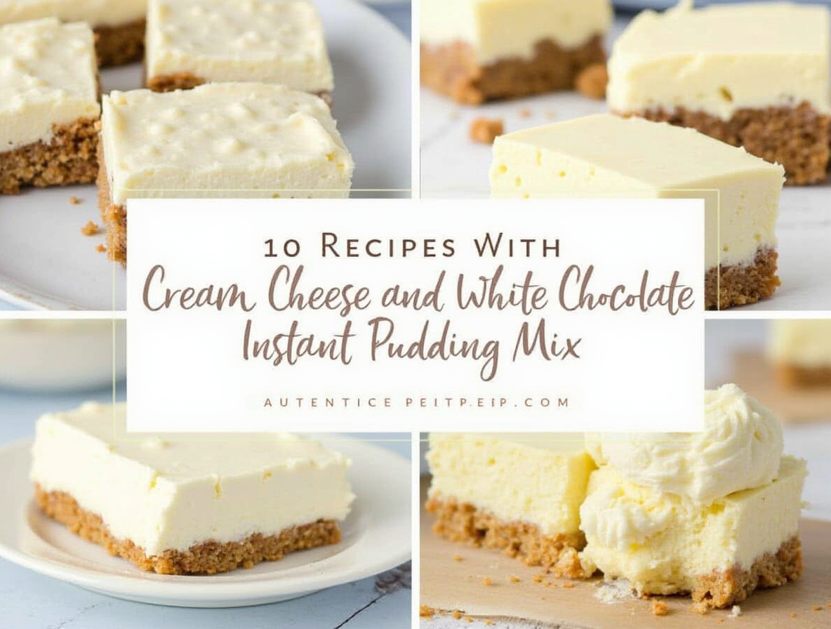 10 recipes with cream cheese and white chocolate instant pudding mix