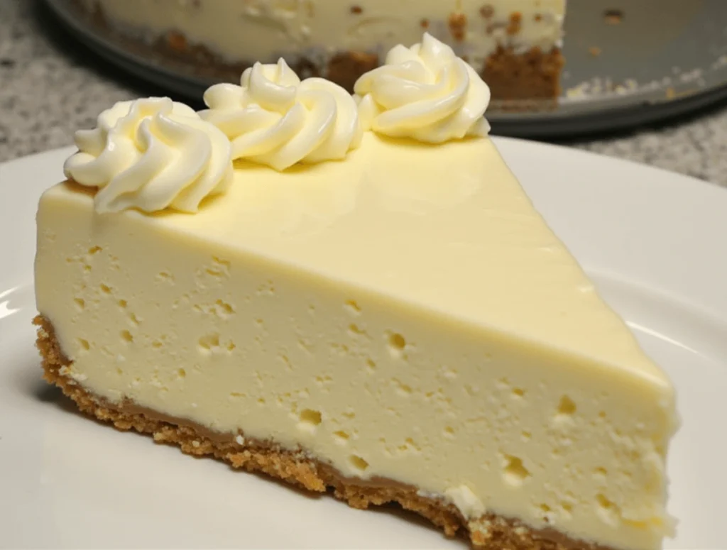 White Chocolate Pudding Cheesecake Supreme