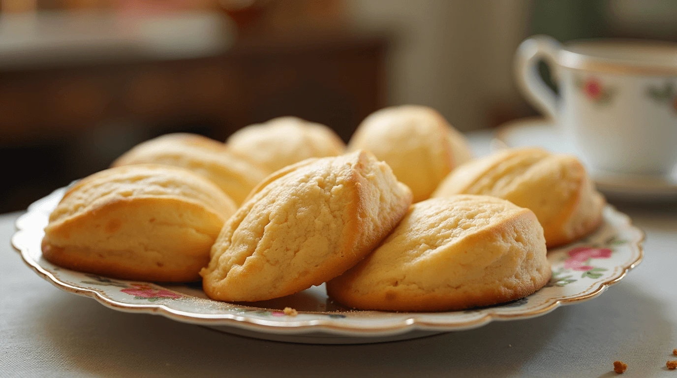 Madeleine Cookies Using Cream