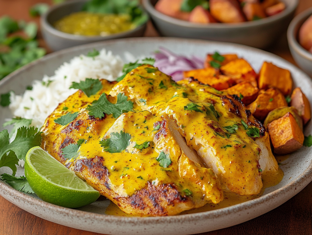 beautiful churu chicken amarillo dish