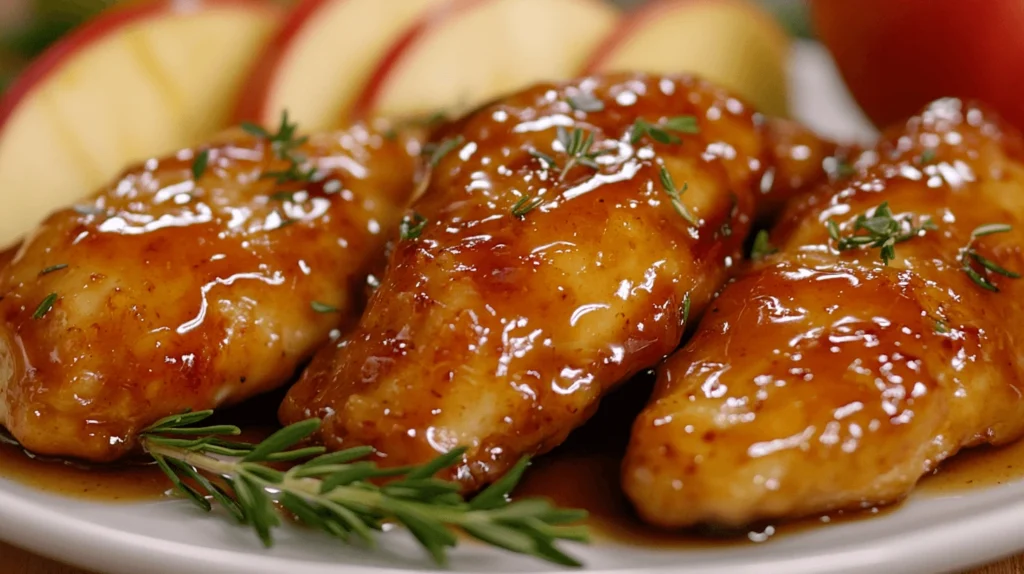 make apple and honey-glazed chicken tenders recipe