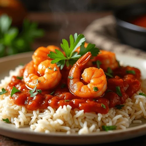 shrimp creole dish